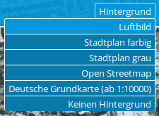 hintergrundkartenauswahl