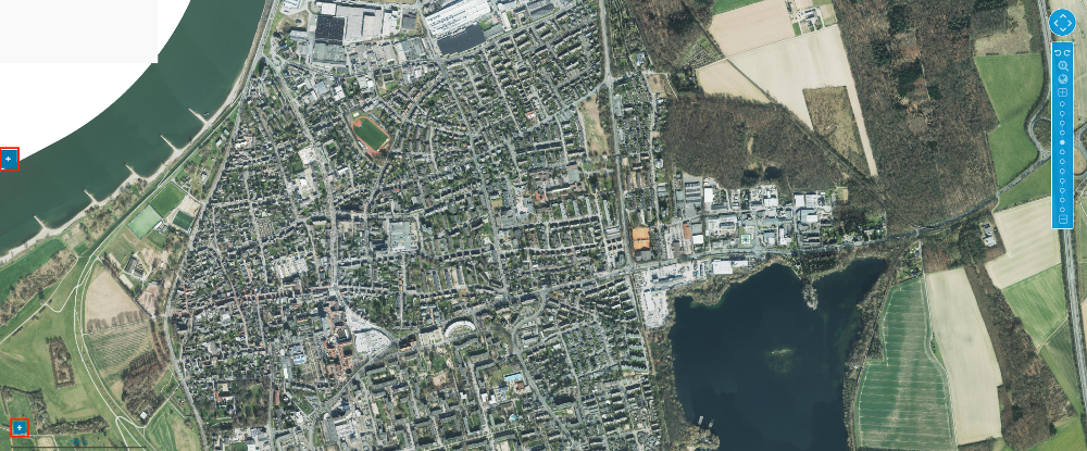 Kartenfenster zugeklappt